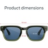 image:imageMeta Fury AI GlassesRacing GreenLight Blue Atlantic Lenses