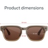image:imageMeta Fury AI GlassesSandstoneDark Amber Lenses
