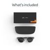 image:imageMeta Oakley HSTN Smart AI Glasses Black Prizm Black PolarizedClear Frame  Clear to Grey Transitions Lenses