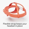 image:imageMeta Quest 3 Silicone Facial InterfaceBlood Orange w Strap