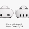 image:imageMeta Quest Carrying Case  Works with Meta Quest 33S  Premium Style and Protection  Fits Quest 33S Touch Plus Controller Headstrap Active Straps Charging Cable and AdapterElite Strap with Battery