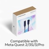 image:imageMeta Quest Carrying Case  Works with Meta Quest 33S  Premium Style and Protection  Fits Quest 33S Touch Plus Controller Headstrap Active Straps Charging Cable and AdapterLink Cable