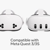 image:imageMeta Quest Carrying Case  Works with Meta Quest 33S  Premium Style and Protection  Fits Quest 33S Touch Plus Controller Headstrap Active Straps Charging Cable and AdapterCompact Carrying Case