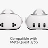 image:imageMeta Quest Compact Charging Dock  Works with Meta Quest 33S  Extended Headset Charging Cable  Wireless Charging for Touch Plus Controllers