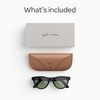image:imageMeta RayBan Gen 2 Headliner Smart AI Glasses Shiny Black Green LensesShiny Black  Green Lenses