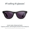 image:imageMeta RayBan Gen 2 Skyler Smart AI Glasses Transp Peach TransitionsShiny Black  Transitions Amethyst Lenses