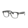 image:imageMeta RayBan Gen 2 Wayfarer Shiny Cosmic Blue  Smart AI Glasses for Men Women  2x Battery Life  3K Ultra HD  12 MP Camera Audio Video Recording  Transitions Sapphire Lenses  SunglassesShiny Transparent Grey  Sapphire Transition Lenses