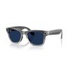 image:imageMeta RayBan Gen 2 Wayfarer Shiny Cosmic Blue  Smart AI Glasses for Men Women  2x Battery Life  3K Ultra HD  12 MP Camera Audio Video Recording  Transitions Sapphire Lenses  SunglassesShiny Transparent Grey  Sapphire Transition Lenses