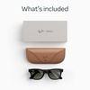 image:imageMeta RayBan Gen 2 Wayfarer Shiny Cosmic Blue  Smart AI Glasses for Men Women  2x Battery Life  3K Ultra HD  12 MP Camera Audio Video Recording  Transitions Sapphire Lenses  SunglassesShiny Black  Green Lenses