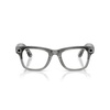 image:imageMeta RayBan Gen 2 Wayfarer Shiny Cosmic Blue  Smart AI Glasses for Men Women  2x Battery Life  3K Ultra HD  12 MP Camera Audio Video Recording  Transitions Sapphire Lenses  SunglassesShiny Transparent Grey  Sapphire Transition Lenses