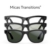 image:imageRayBan Meta Gen 1 Wayfarer Matte Black  Smart AI Glasses for Men Women  12 MP UltraWide Camera OpenEar Audio Video Recording Bluetooth  Polarized Gradient Graphite Lenses  SunglassesMatte BlackTransitions Clear to Graphite Green