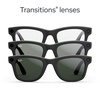 image:imageRayBan Meta Gen 1 Wayfarer Matte Black  Smart AI Glasses for Men Women  12 MP UltraWide Camera OpenEar Audio Video Recording Bluetooth  Polarized Gradient Graphite Lenses  SunglassesMatte BlackTransitions Clear to Graphite Green