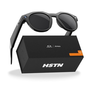 image:imageMeta Oakley HSTN Smart AI Glasses Black Prizm Black PolarizedBlack Frame  Prizm Black Polarized Lenses