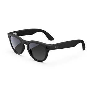 image:imageMeta RayBan Gen 2 Headliner Smart AI Glasses Shiny Black Green LensesMatte Black  Polarized Gradient Graphite Lenses
