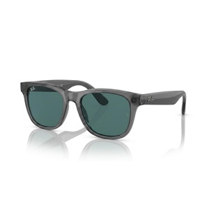 image:imageMeta RayBan Gen 2 Headliner Smart AI Glasses Shiny Black Green LensesShiny Asteroid Grey  Transitions Emerald Lenses