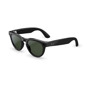 image:imageMeta RayBan Gen 2 Headliner Smart AI Glasses Shiny Black Green LensesShiny Black  Transitions Graphite Green Lenses