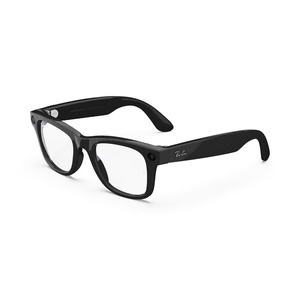 image:imageRayBan Meta Gen 1 Wayfarer Matte Black  Smart AI Glasses for Men Women  12 MP UltraWide Camera OpenEar Audio Video Recording Bluetooth  Polarized Gradient Graphite Lenses  SunglassesShiny Black clear Lenses