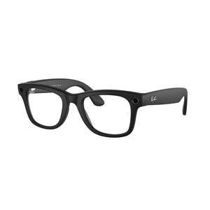 image:imageRayBan Meta Gen 1 Wayfarer Matte Black  Smart AI Glasses for Men Women  12 MP UltraWide Camera OpenEar Audio Video Recording Bluetooth  Polarized Gradient Graphite Lenses  SunglassesMatte BlackTransitions Clear to Graphite Green Regular